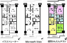 イラストレーター/DB-ROOM/理想かんたんチラシ
